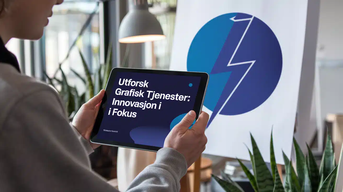 Utforsk grafisk amp tjenester innovasjon fokus hovedbilde