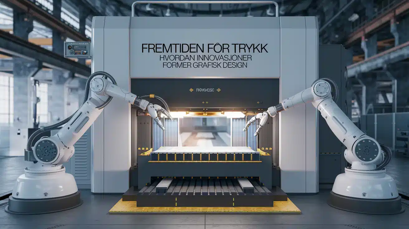 Fremtiden trykk innovasjoner former grafisk design hovedbilde