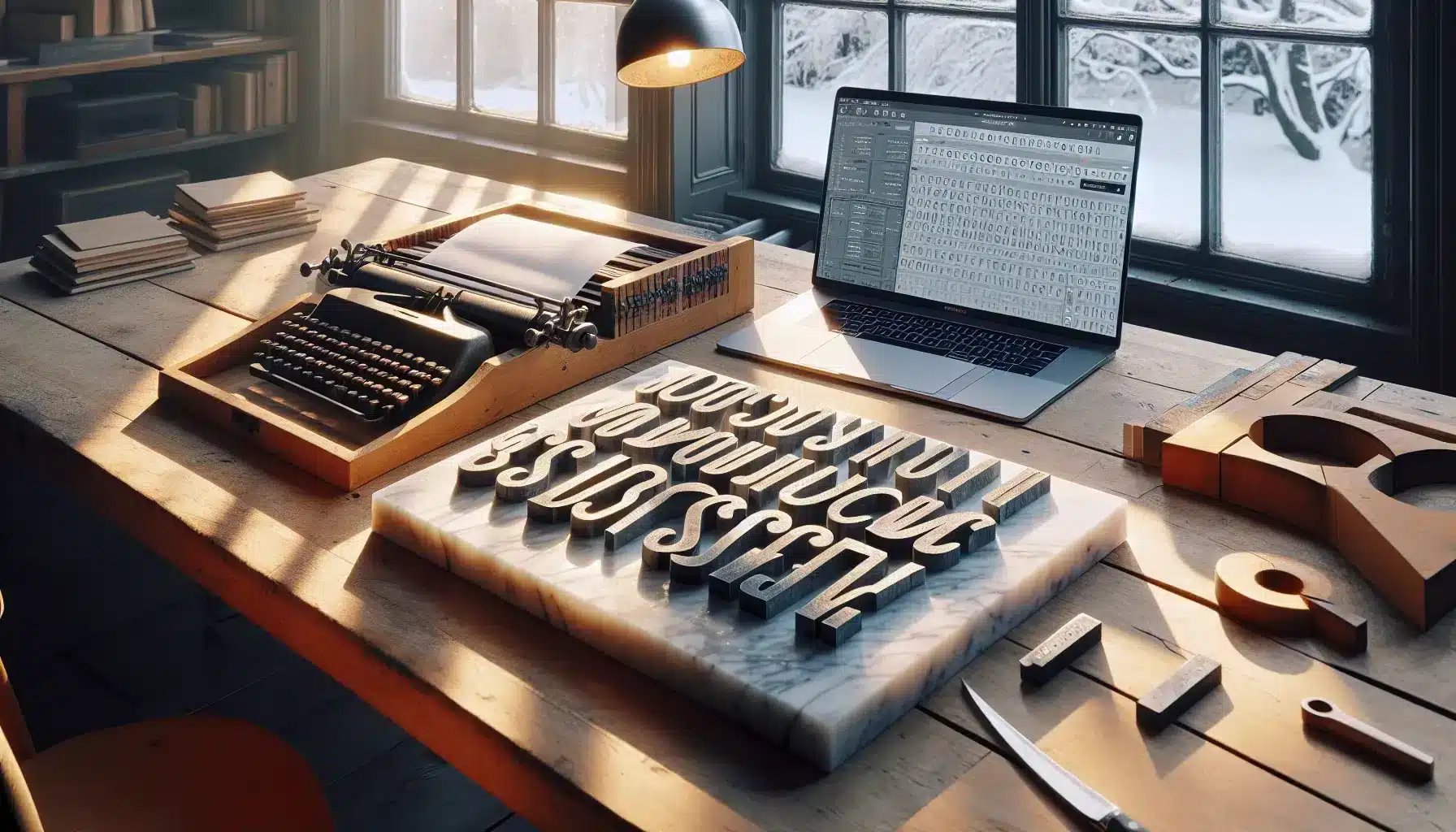Historien bak typografiske termer fra serif sans hovedbilde