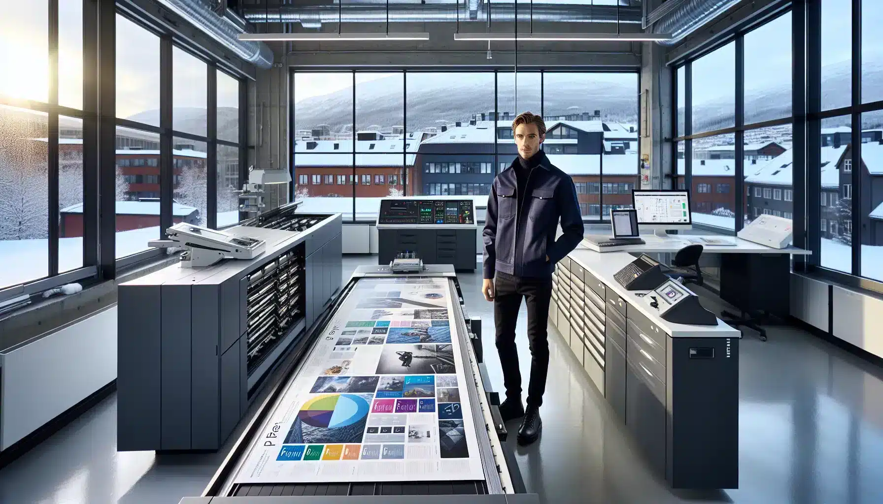 Innovative teknikker moderne grafisk produksjon hovedbilde