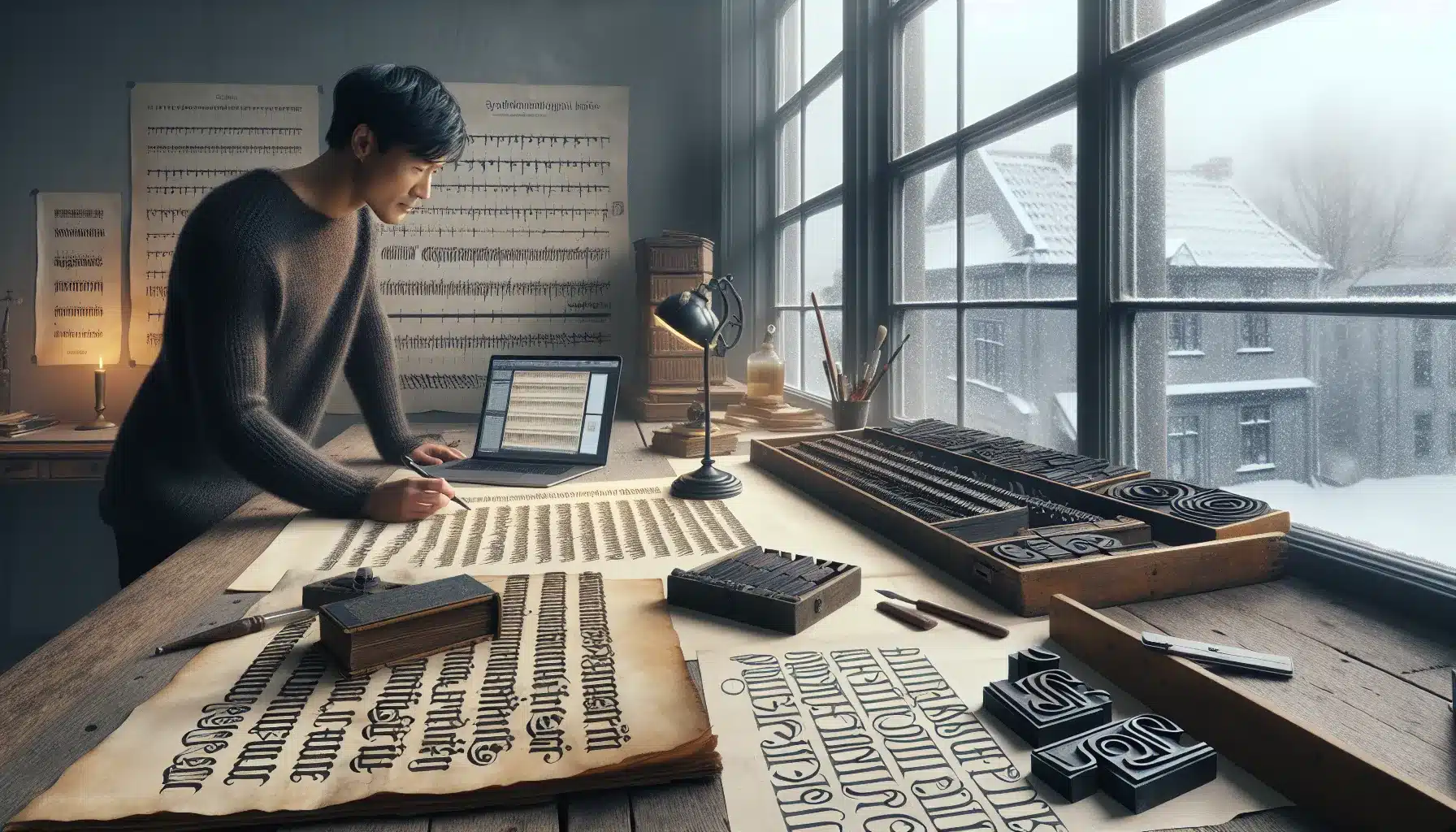 Typografiens historie: fra håndskrift til digitale fonter